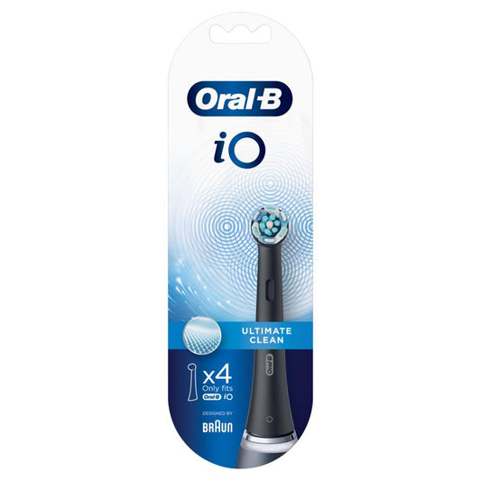 Oral B Opzetborstel iO ultimate clean zwart 4st