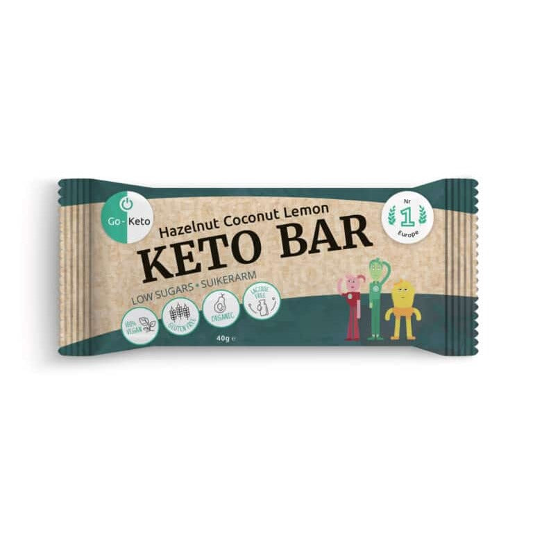 Go-Keto Bar - hazelnut. cocos. lemon bio 12st