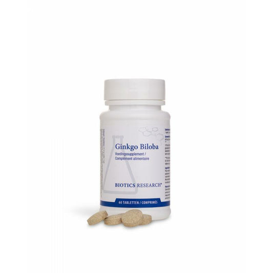 Biotics Ginkgo biloba (24%) extract 60tb