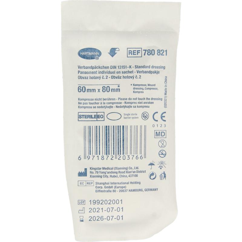 Hartmann Snelverband klein 6 x 8cm 1st