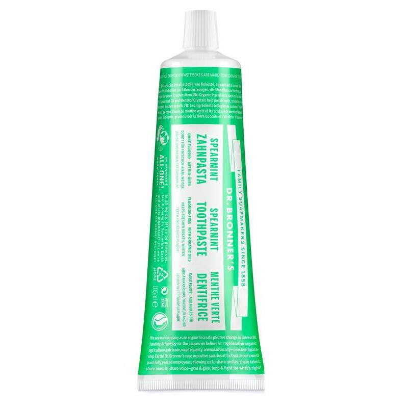 Dr Bronners Tandpasta spearmint 105ml