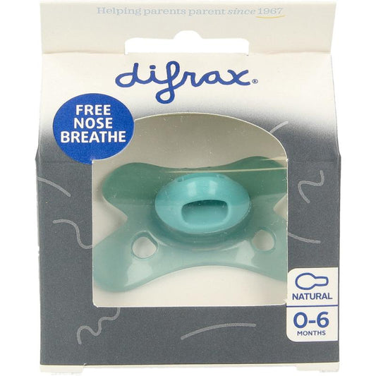 Difrax Fopspeen natural 0-6 maanden ocean 1st