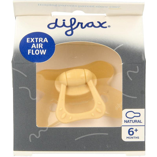 Difrax Fopspeen natural 6+ maanden peach 1st