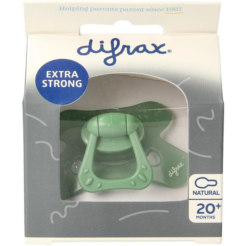 Difrax Fopspeen natural 20+ maanden olive 1st