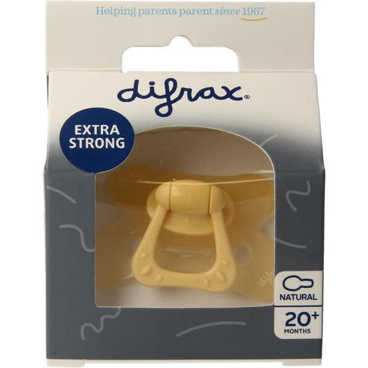 Difrax Fopspeen natural 20+ maanden peach 1st
