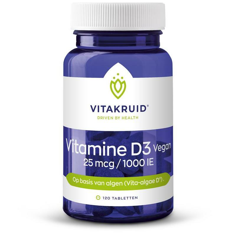 Vitakruid Vitamine D3 Vegan 25 mcg / 1000 IE 120tb