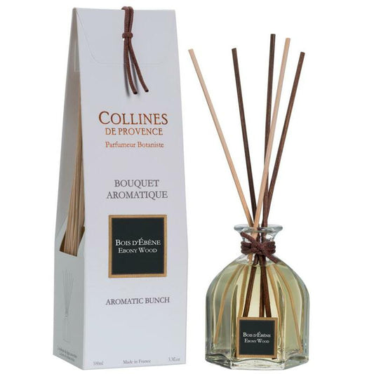 Collines de Prov Geurstokjes ebbenhout 100ml