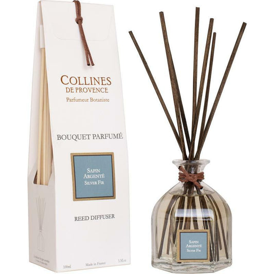 Collines de Prov Geurstokjes zilverspar 100ml