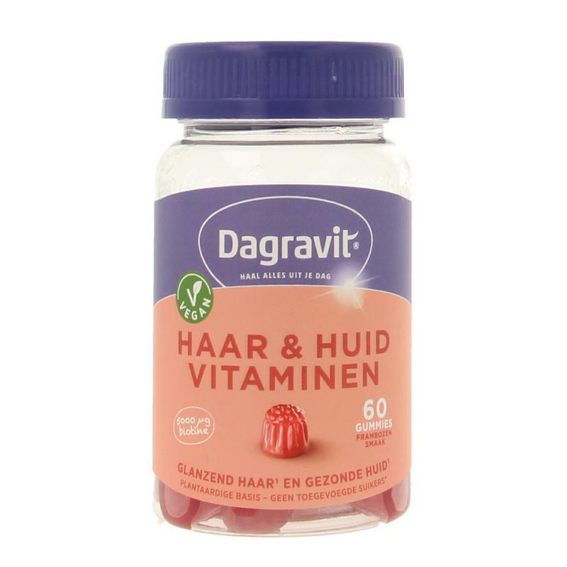 Dagravit Huid en haar vitamine gummies 60st