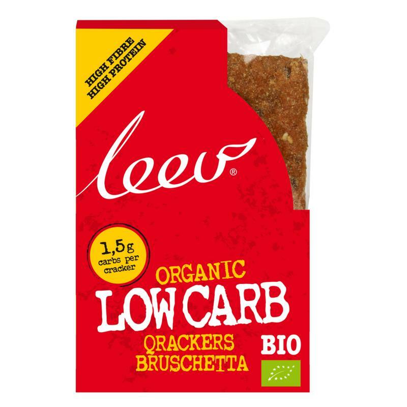 Leev Bio qrackers bruschetta 3 x 2 stuks 3x2st