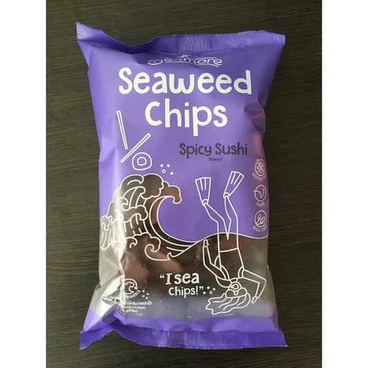 Seamore Zeewier tortilla chips spicy sushi 135g