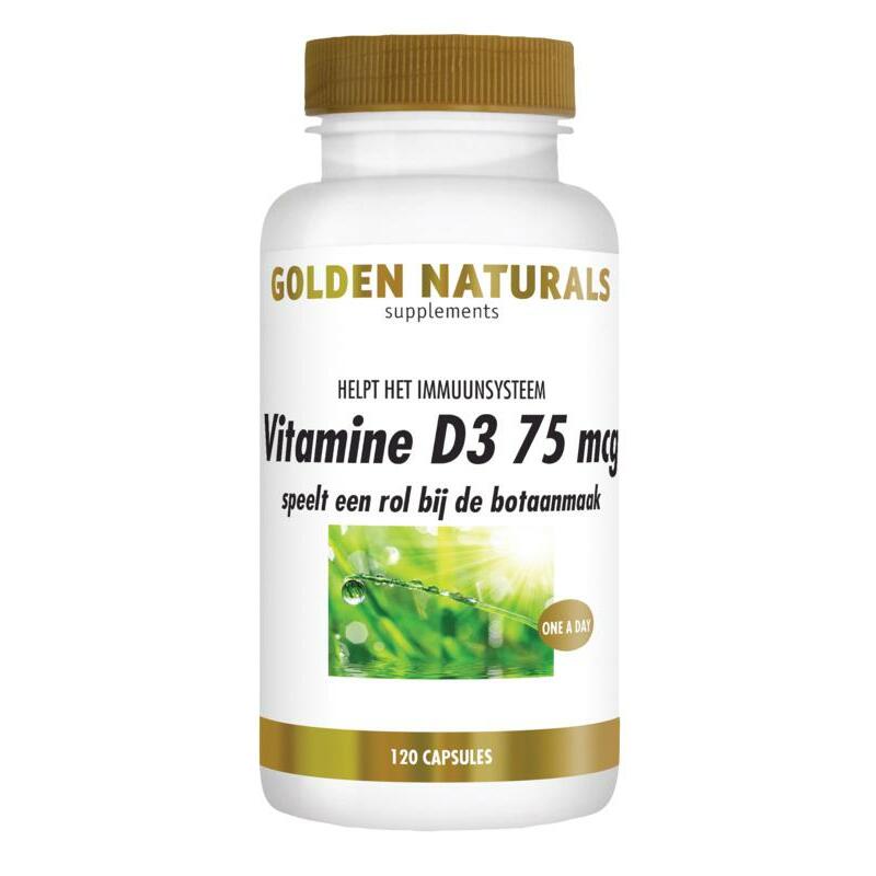 Golden Naturals Vit D3 75 mcg 120sg