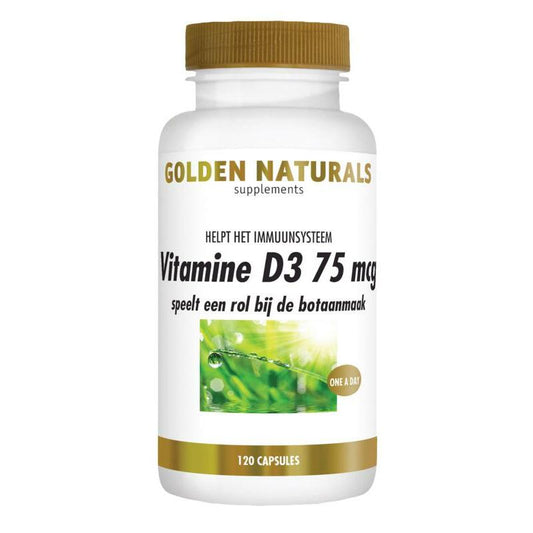 Golden Naturals Vit D3 75 mcg 120sg