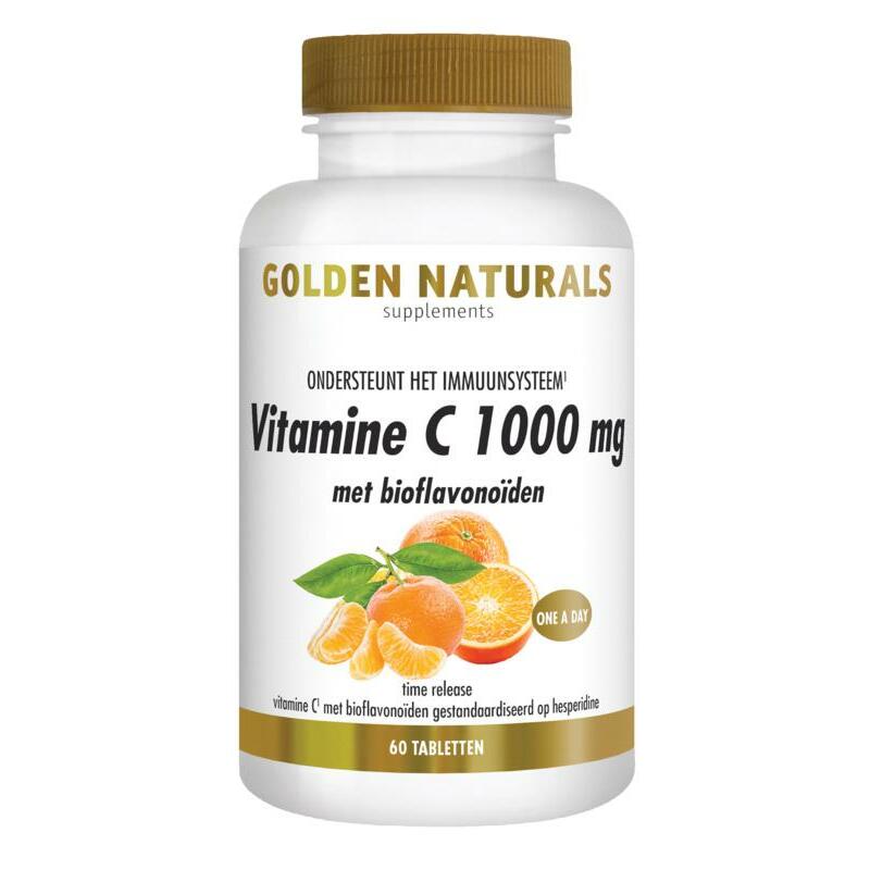 Golden Naturals Vitamine C 1000 met bioflavono?den 60tb