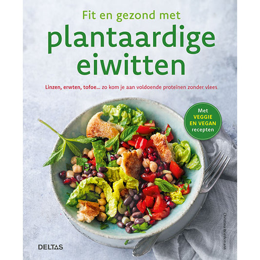 Deltas Fit en gezond met plantaardig eiwit boek