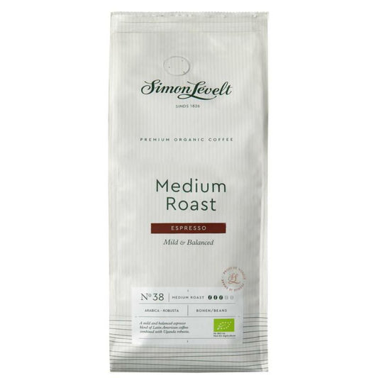 Simon Levelt Cafe N38 espresso medium dark roast bio 500g