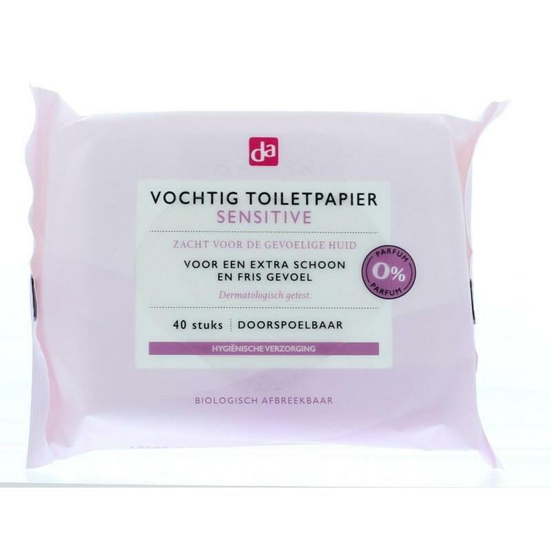 DA Vochtig toiletpapier sensitive 40st