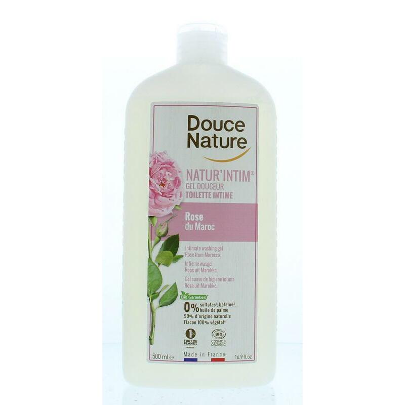 Douce Nature Natur intim intieme wasgel rose bio 500ml