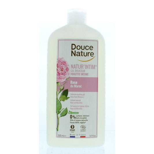 Douce Nature Natur intim intieme wasgel rose bio 500ml