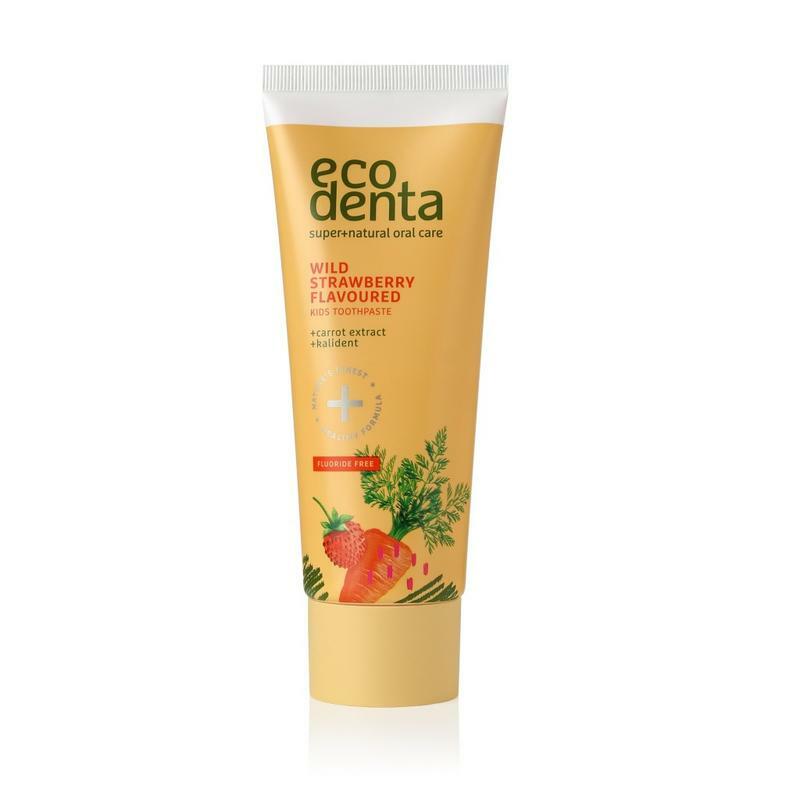 Ecodenta Tandpasta kids wilde aardbei 75ml