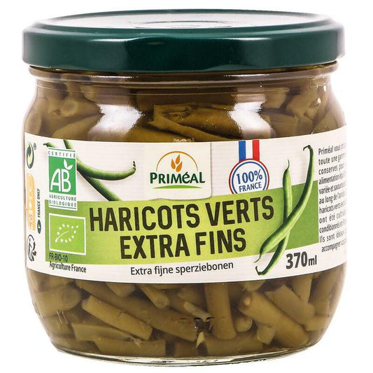 Primeal Haricots verts sperziebonen extra fijn bio 370ml