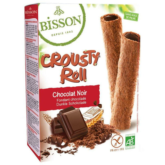 Bisson Crousty roll pure chocolade bio 125g