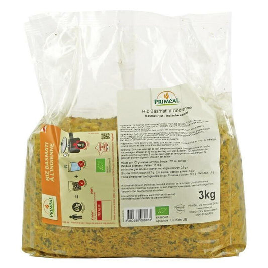 Primeal Basmati rijst Indiaase stijl bio 3000g