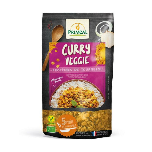 Primeal Curry Veggie gehakt met kerrie bio 150g