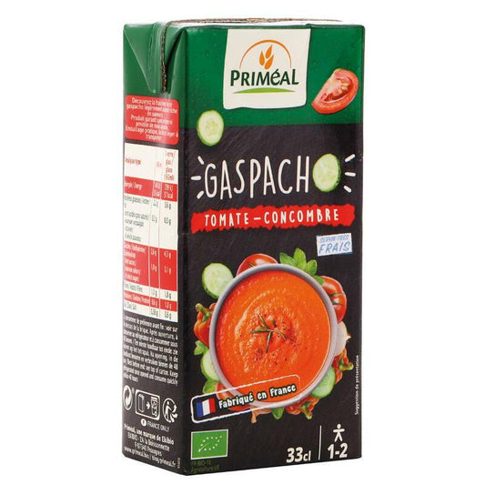 Primeal Gaspacho tomaat komkommer bio 330ml