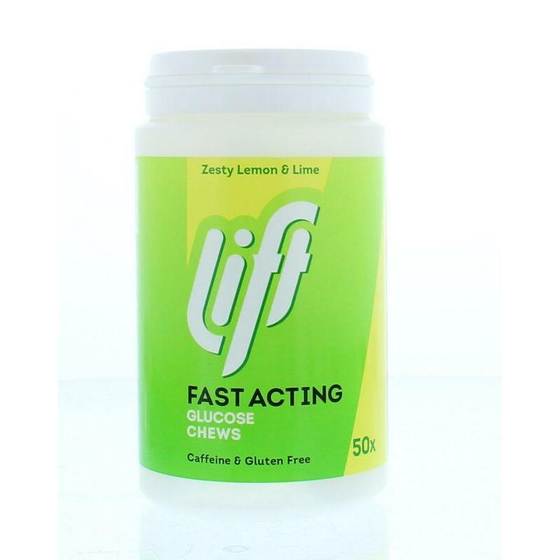 Lift Zesty lemon & lime glucose 50tb