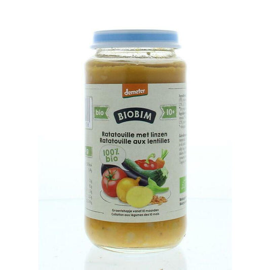 Biobim Ratatouille linzen 10+ maanden demeter bio 250g