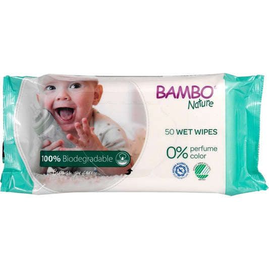 Bambo Nature wet wipes 50st