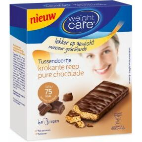 Weight Care Tussendoortje chocolade 102g