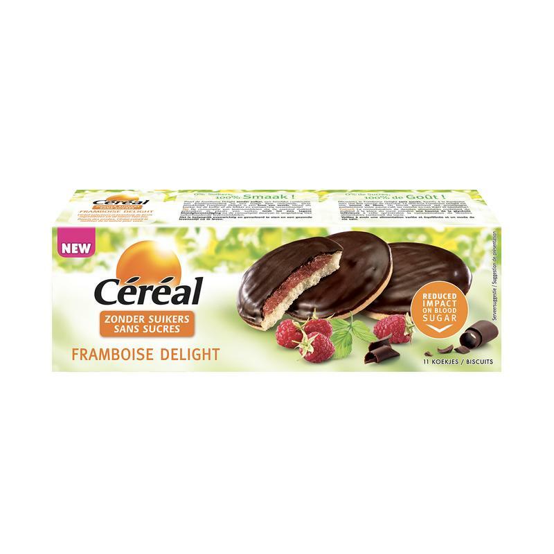 Cereal Koek framboos delight 140g