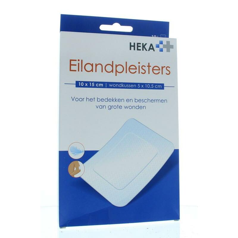 Hekaplast Eilandpleister 10 x 15 cm steriel 10st