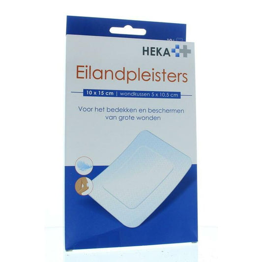 Hekaplast Eilandpleister 10 x 15 cm steriel 10st