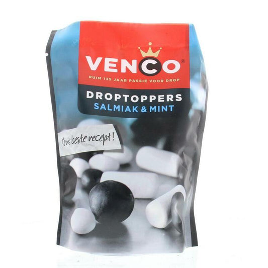 Venco Droptoppers salmiak mint 210g