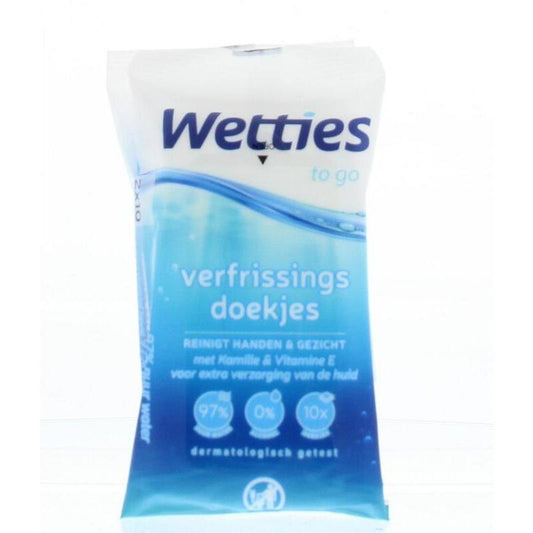 Wetties To go 2 x 10 stuks 2x10st