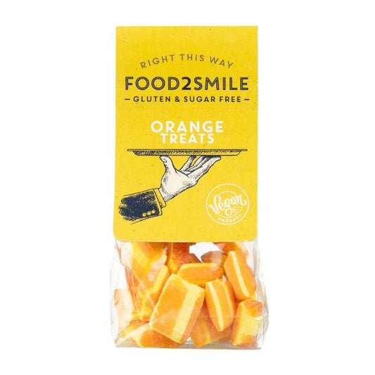 Food2Smile Orange treats suikervrij glutenvrij lactosevrij 90g