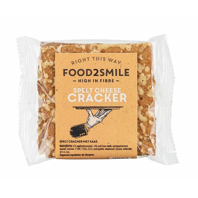 Food2Smile Spelt cheese crackers 40g