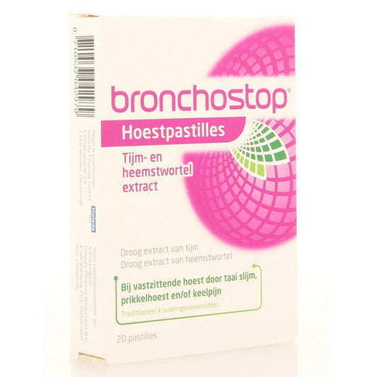 Bronchostop Hoestpastille tijm heemst 20st