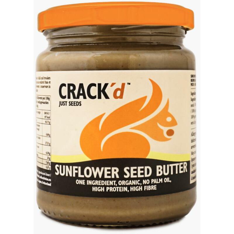 Crack'd Zonnebloempasta organic bio 250g
