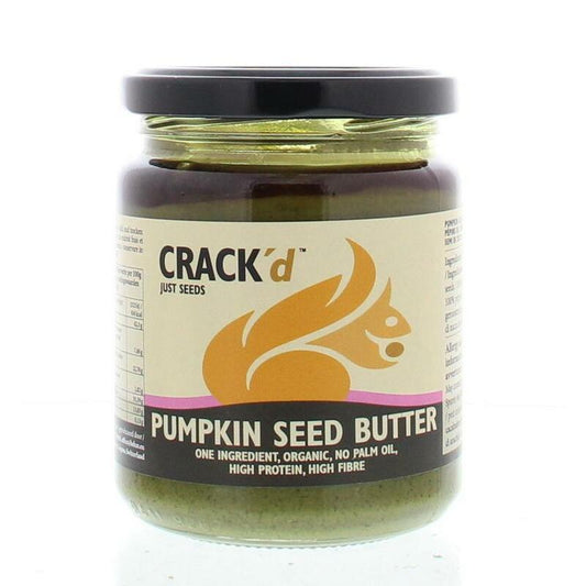 Crack'd Pompoenpittenpasta organic bio 250g