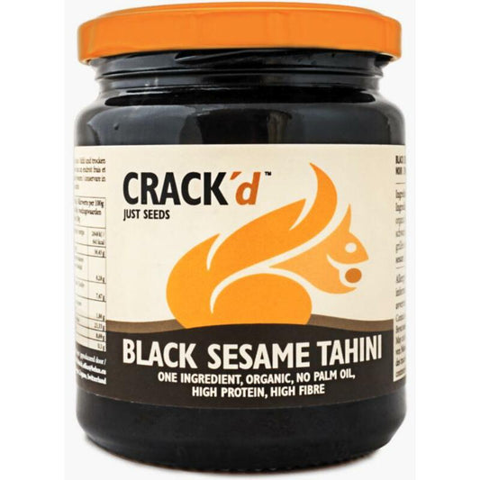 Crack'd Sesam tahin zwart pasta organic bio 250g