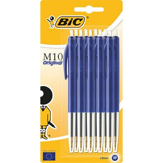 BIC Balpen M10 blauw 10st