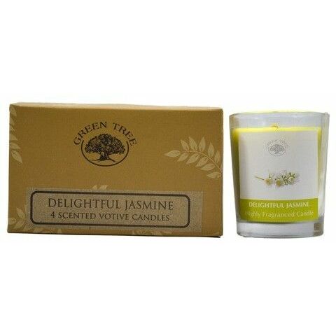 Green Tree Geurkaars delightful jasmine votive 55g