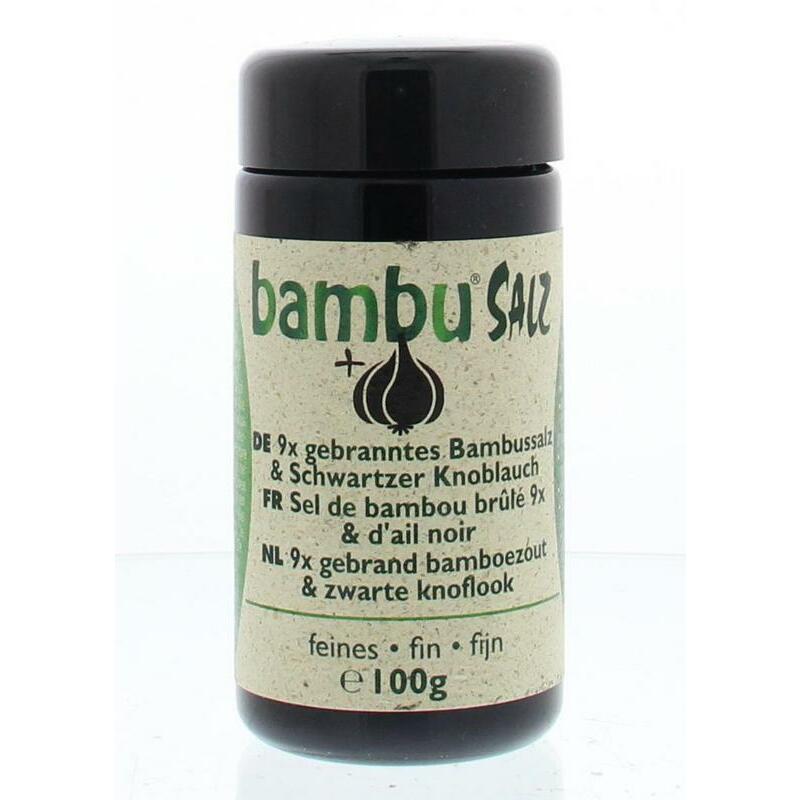 Bambu Salz Bamboezout knoflook 100g