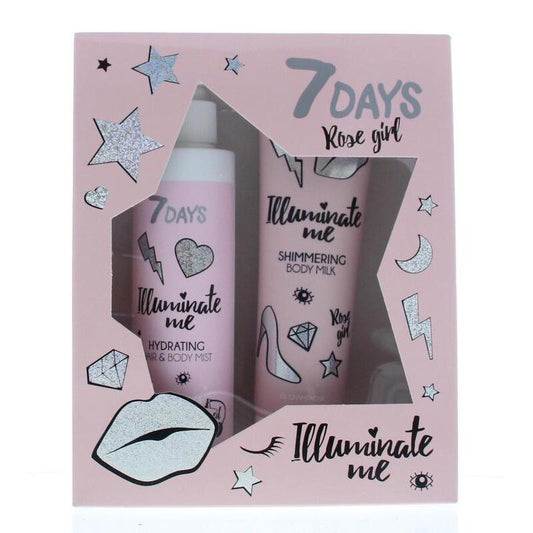 7DAYS Geschenkverpakking illuminate me mist & body 1set