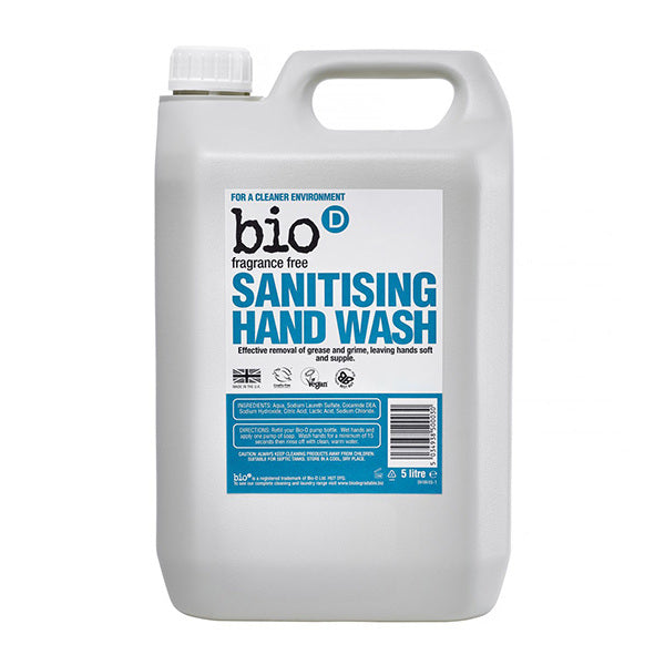 Bio-D Handzeep vloeibaar parfumvrij 5000ml
