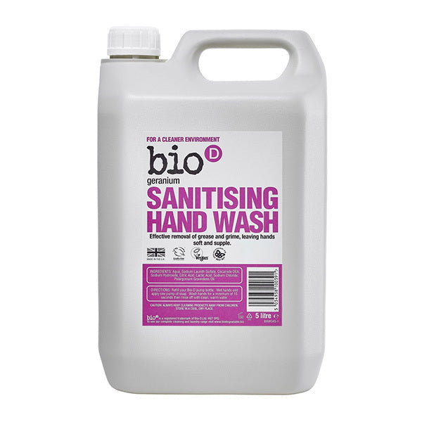 Bio-D Handzeep vloeibaar geranium 5000ml
